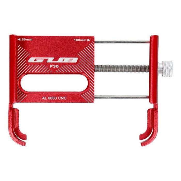 Gub - GUB Cykelhållare För Mobil P30 Aluminium - Röd