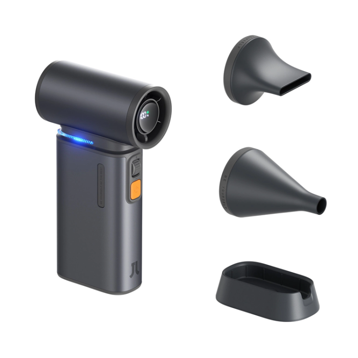 Jisulife - Jisulife Bärbar USB Handfläkt 9000 mAh Ultra1 FA55 - Mörkgrå