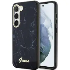 Guess - Guess Mobilskal till Galaxy S23 Plus Marble - Svart