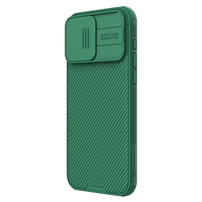Nillkin - Nillkin iPhone 15 Pro Mobilskal CamShield Magnetic - Grön