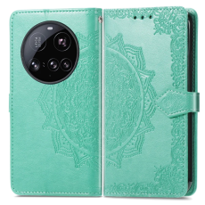 A-One Brand - Xiaomi 15 Ultra Plånboksfodral Mandala Flower Läder - Grön