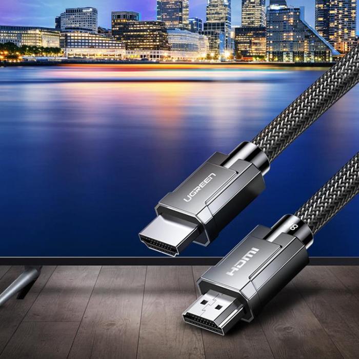 Ugreen - Ugreen HDMI 2.1 Kabel 8K 3m- Grå