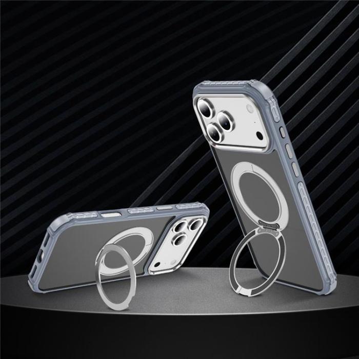 A-One Brand - iPhone 17 Pro Mobilskal MagSafe Skin Touch - Grå