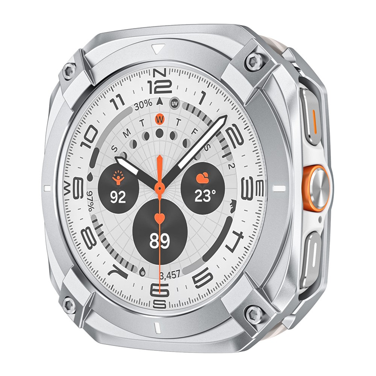 Samsung Galaxy Watch Ultra (47mm) Skal Cyber Style - Silver/Vit | 2353 | AlltMobil