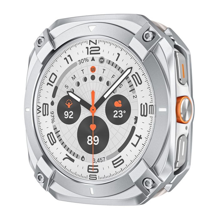 A-One Brand - Samsung Galaxy Watch Ultra (47mm) Skal Cyber Style - Silver/Vit