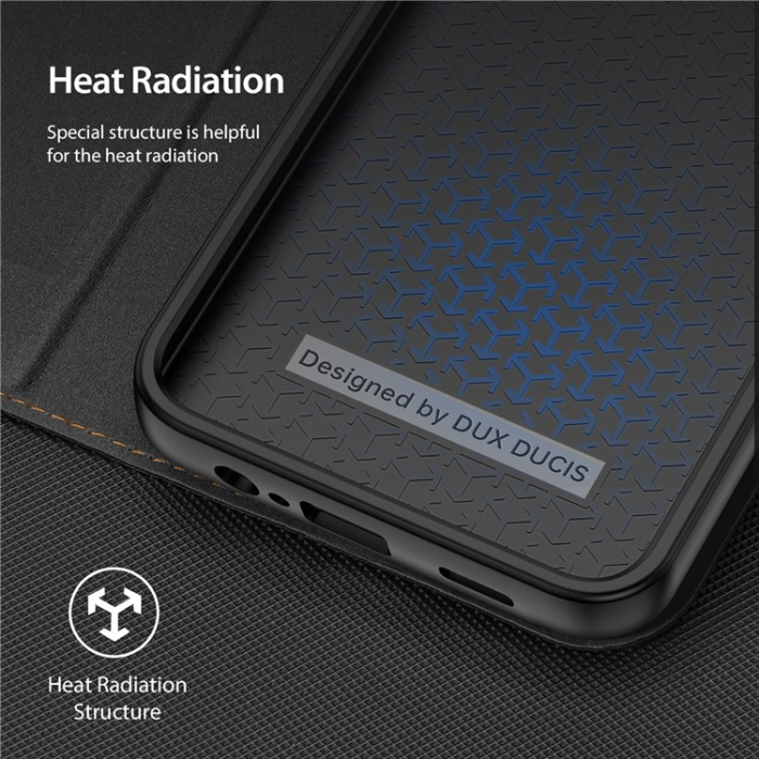 Dux Ducis - Dux Ducis Galaxy A34 5G Plånboksfodral Skin X2 - Svart