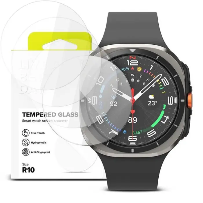 UTGATT - Ringke [4-Pack] Galaxy Watch Ultra (47 mm) Härdat Glas Skärmskydd - Clear