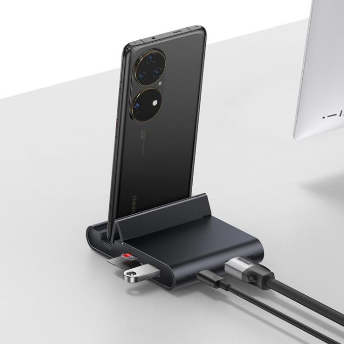 BASEUS - Baseus Docking Station Pro HUB Typ-C - Svart