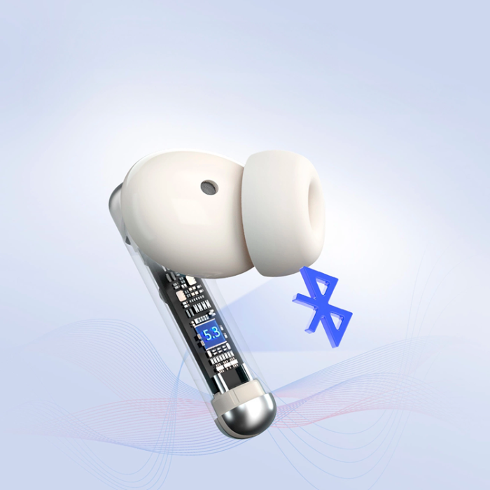 Tronsmart - Tronsmart In-Ear Hörlurar Trådlösa Bluetooth 5.3 ENC Soundi R4 - Vit