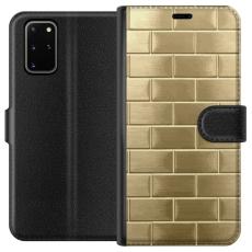 iSecrets - Plånboksfodral till Samsung Galaxy S20+ med Gyllene Murstenar
