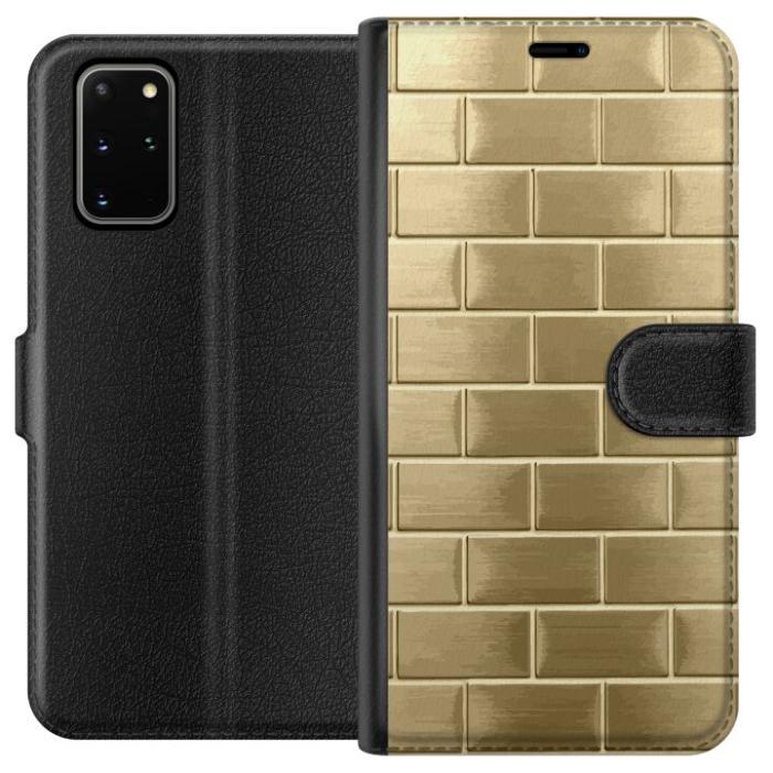 iSecrets - Plånboksfodral till Samsung Galaxy S20+ med Gyllene Murstenar