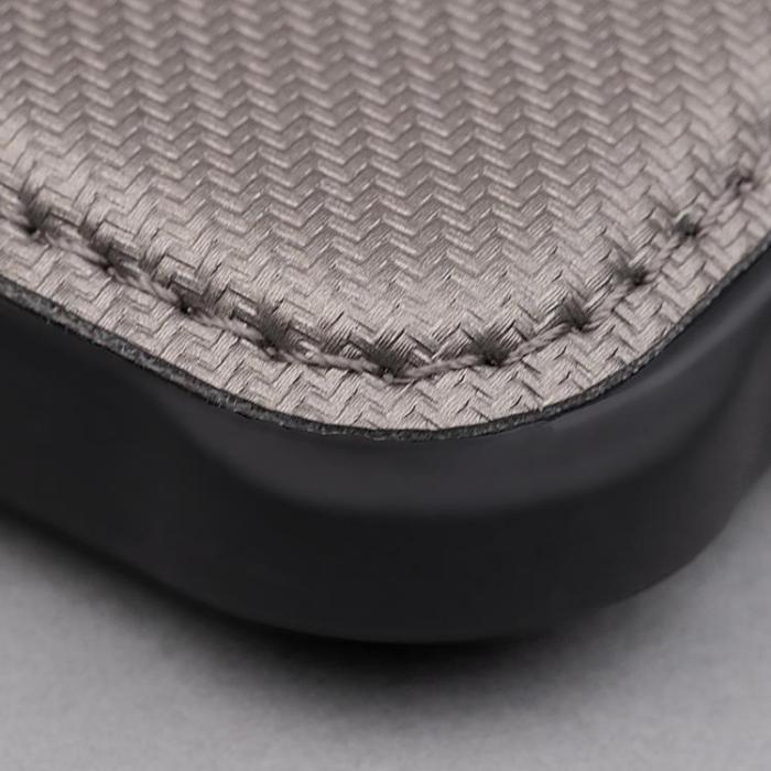 OEM - Galaxy S22 Plånboksfodral Smart Carbon - Silver
