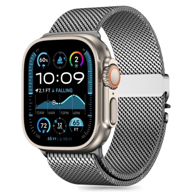 Tech-Protect Apple Watch (44/45/46/49mm) Armband Milano - Silver | 5123 | AlltMobil