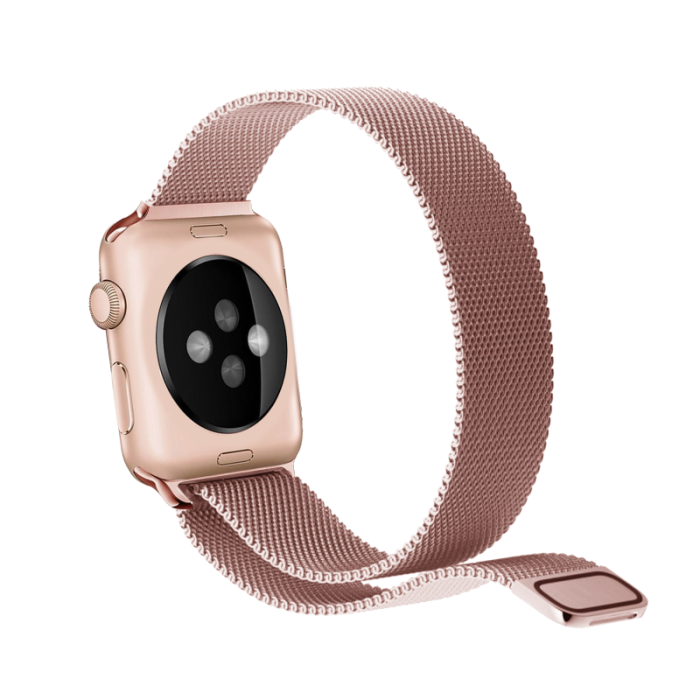 UTGATT1 - Puro MILANESE Armband Apple Watch 38/40 mm - Rose