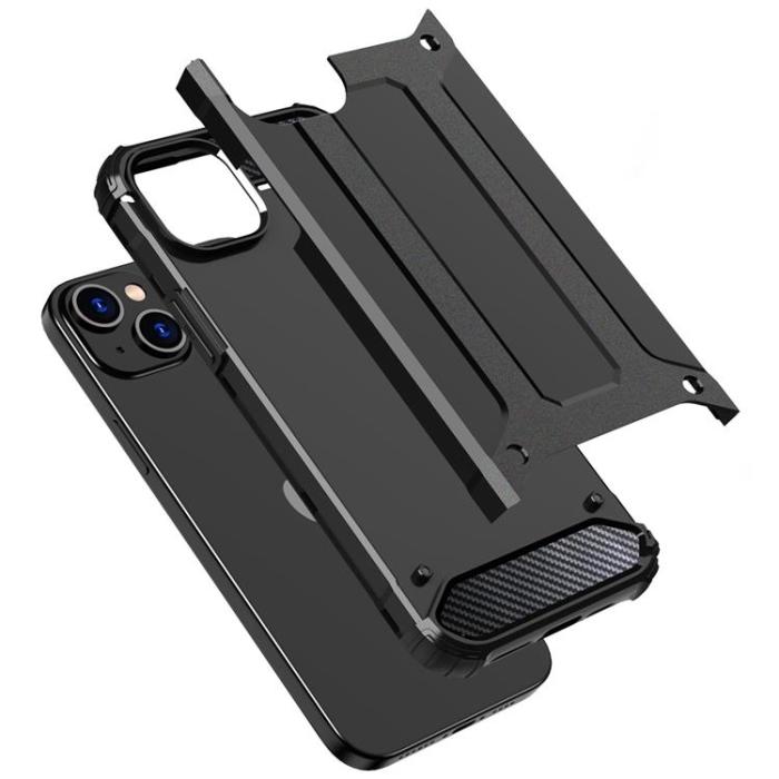 OEM - iPhone 15 Plus Mobilskal Hybrid Armor - Svart