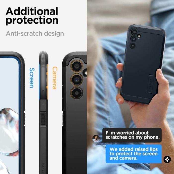 UTGATT - Spigen Galaxy A34 5G Mobilskal Tough Armor - Svart