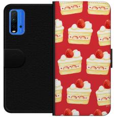 iSecrets - Plånboksfodral till Xiaomi Redmi Note 9 4G med Tårta