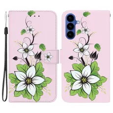 OEM - LILY Samsung Galaxy S26 Pl&aring;nboksfodral Anti-Drop M&ouml;nstertryck Konstl&auml;der - Lily