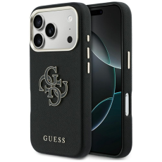 Guess - Guess Mobilskal iPhone 17 Pro FW Resin Logo - Svart