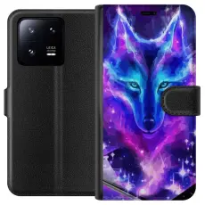 Gustaf - Pl&aring;nboksfodral till Xiaomi 13 Pro med Neon Varg