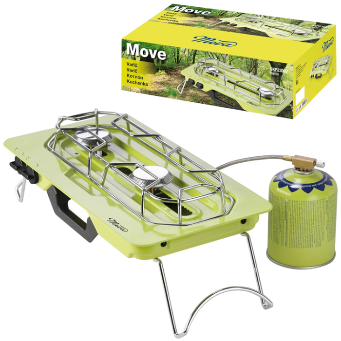 Meva - Meva Move Campingspis för Gaspatroner + Justerbar Brännare 4,6kW