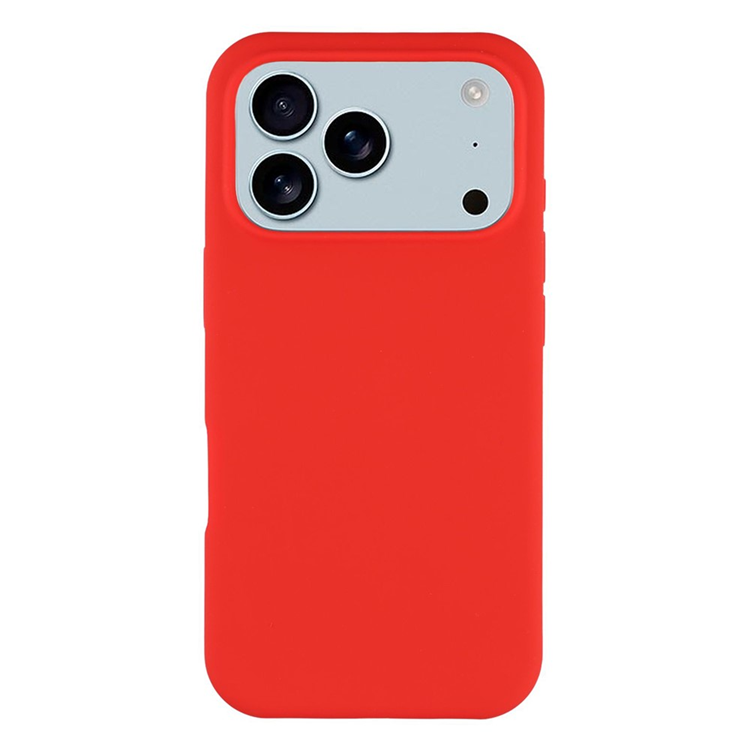 iPhone 17 Pro Max Mobilskal Solid Silikon Shockproof - Röd | 2353 | AlltMobil