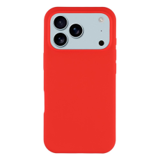 A-One Brand - iPhone 17 Pro Max Mobilskal Solid Silikon Shockproof - Röd