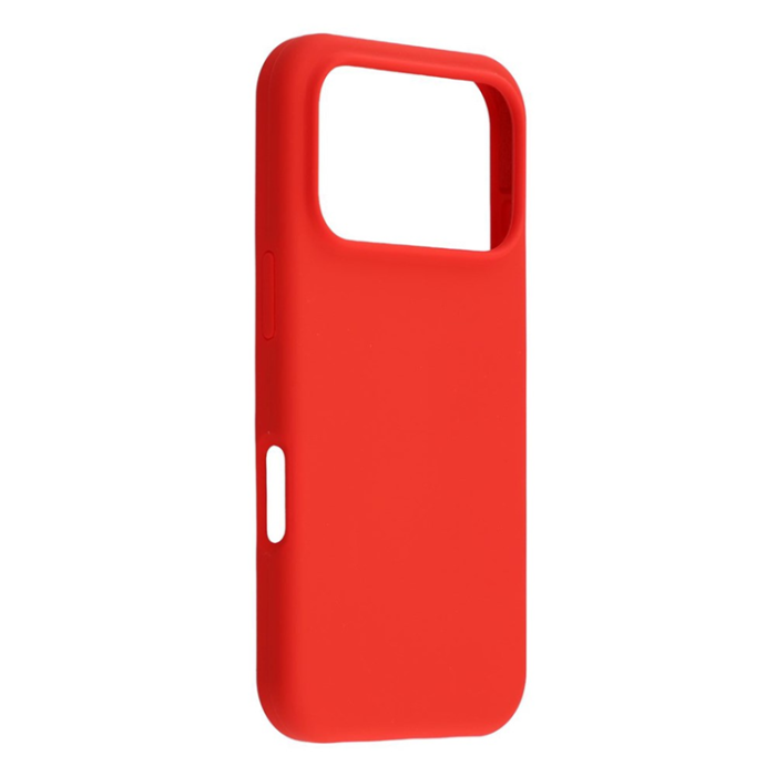A-One Brand - iPhone 17 Pro Max Mobilskal Solid Silikon Shockproof - Röd