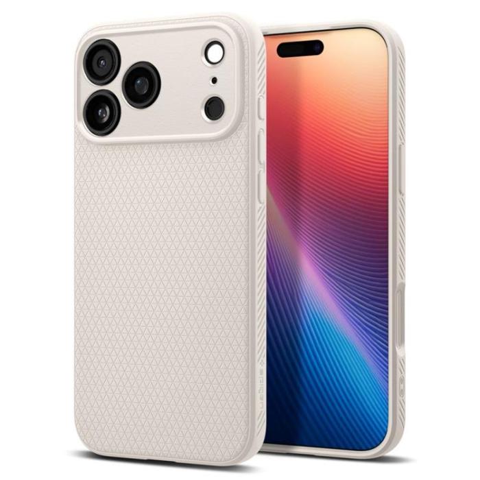 Spigen - Spigen iPhone 17 Pro Max Mobilskal Liquid Air - Natural Titanium