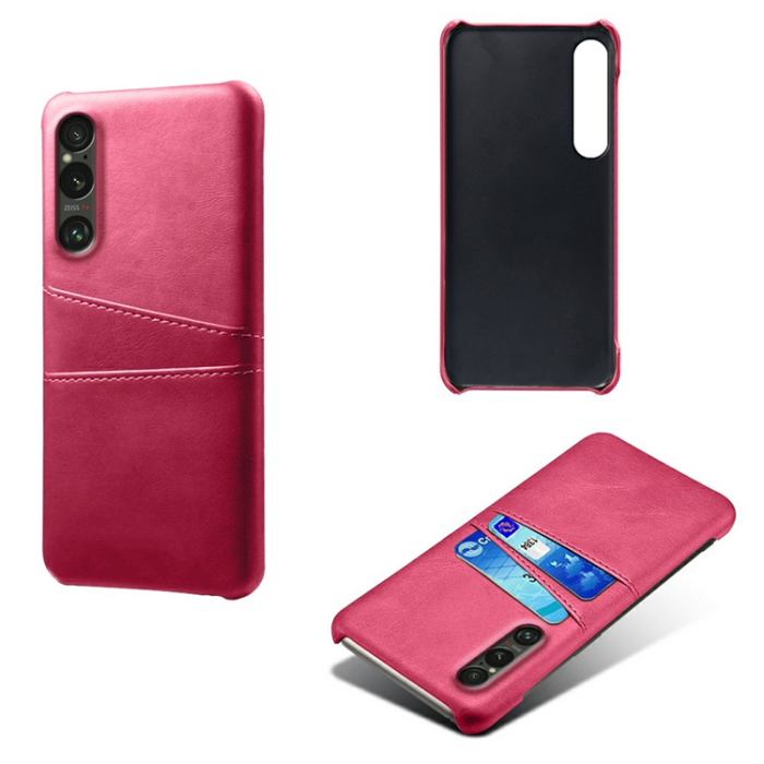A-One Brand - Sony Xperia 1 VII Mobilskal med Dual Kortfack - Rosa