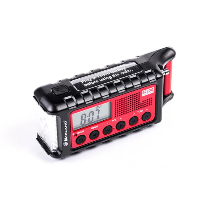 MIDLAND - Midland Nödradio ER300 - Röd/Svart