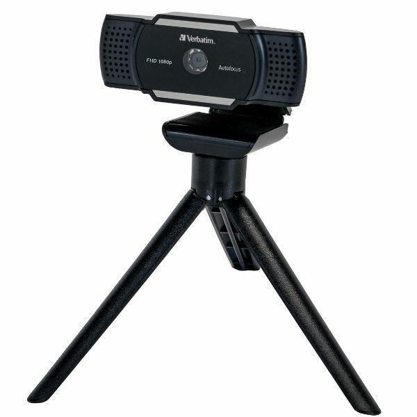 Verbatim Webbkamera med Mikrofon Full HD 1080p AWC-01 - Svart | 264 | AlltMobil