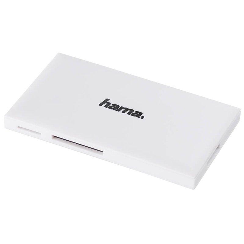HAMA Kortläsare USB 3.0 Multi SD/Micro/CF/MS Vit