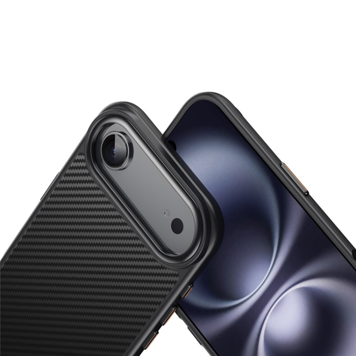 A-One Brand - iPhone 17 Air Mobilskal MagSafe Carbon Fiber - Svart