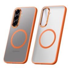 SULADA - Sulada Mobilskal f&ouml;r Samsung Galaxy S26 Plus Magnetiskt PC + TPU - Orange