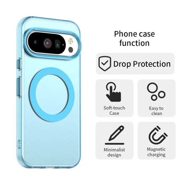 A-One Brand - Google Pixel 10/10 Pro Mobilskal Anti Drop - Blå