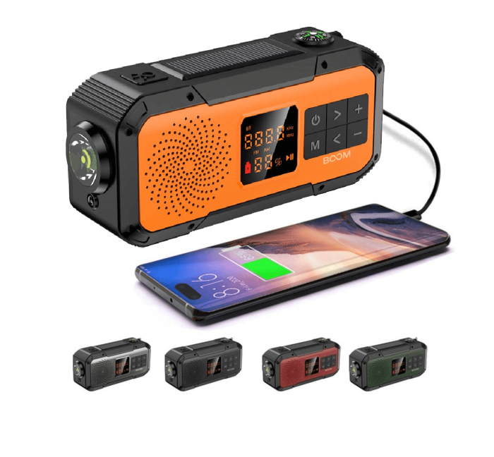UTGATT5 - BooM vev-radio 2000mAh Powerbank Bluetooth Högtalare Lampa