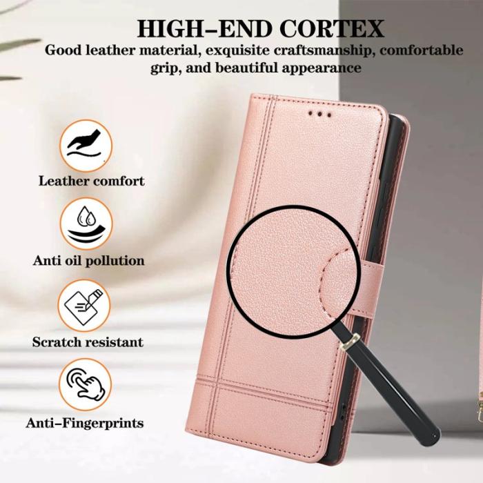 OEM - Mobilfodral för Samsung Galaxy S26 Ultra TKonstläder - Roséguld
