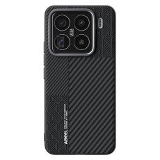 ABEEL - ABEEL Mobilskal till Xiaomi 15 Pro PC TPU Aluminium PU L&auml;der - Textur 1