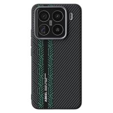 ABEEL - ABEEL Mobilskal till Xiaomi 15 Pro PC TPU Aluminium PU L&auml;der - Textur 2
