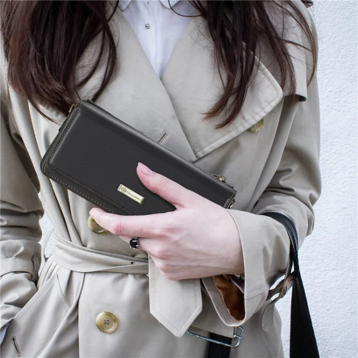 Caseme - CASEME Crossbody Väska RFID Blocking Me30 Max Läder - Svart