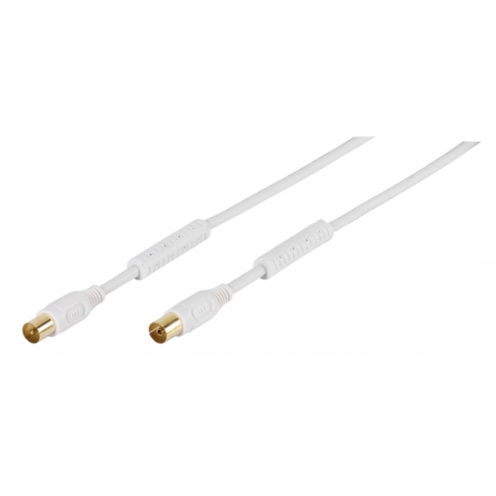 UTGATT1 - Vivanco Antenn Kabel Ferritkärna 110dB 1,5m - Vit