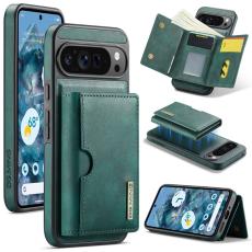 DG.MING - DG.MING M6 Series Konstl&auml;der Pl&aring;nboksfodral f&ouml;r Google Pixel 9 Pro - Gr&ouml;n