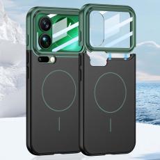 GKK - GKK Xiaomi 17 Pro Max Fodral - &Auml;kta l&auml;der - Gr&ouml;n / Svart