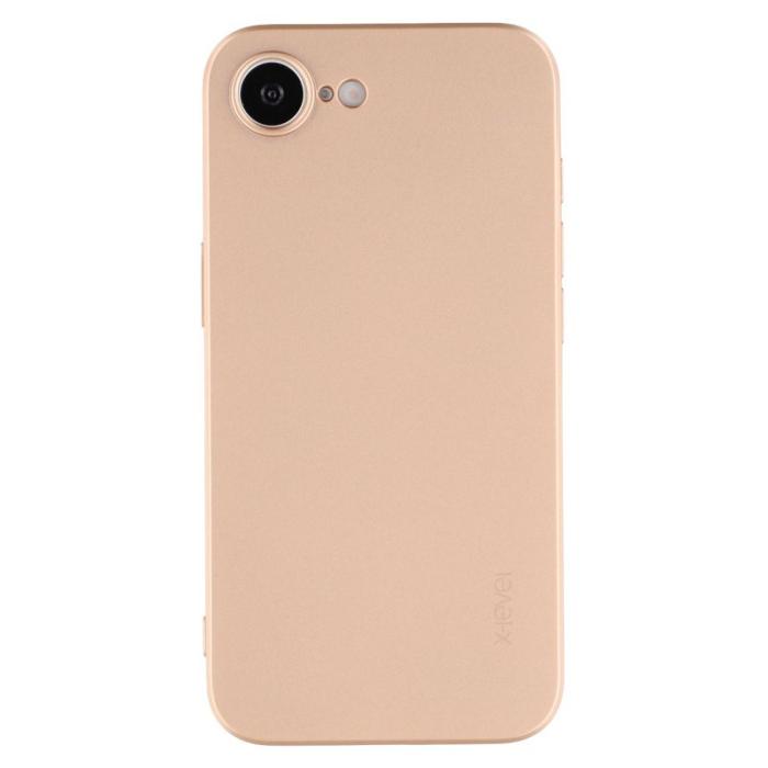 X-Level - X-LEVEL Guardian Series Mobilskal till iPhone 16e Soft TPU Frosted Guld