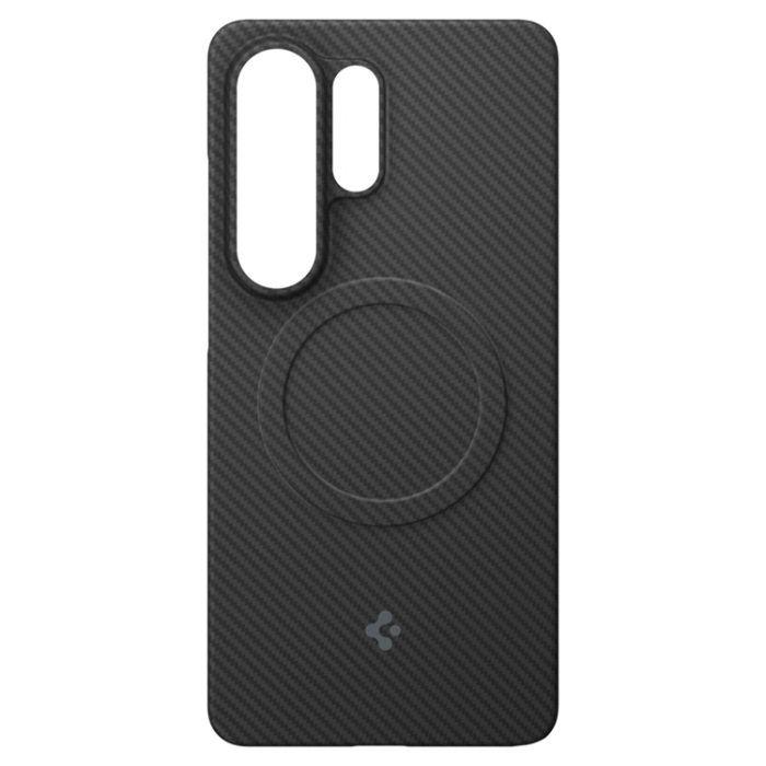 Spigen - Spigen Mobilskal För Galaxy S26 Ultra Magsafe Airskin Aramid - Svart