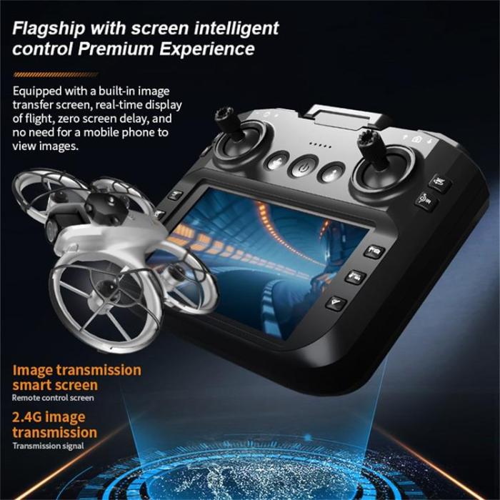 OEM - HD FPV Drönare Borstlös Optisk Flöde med 4.3