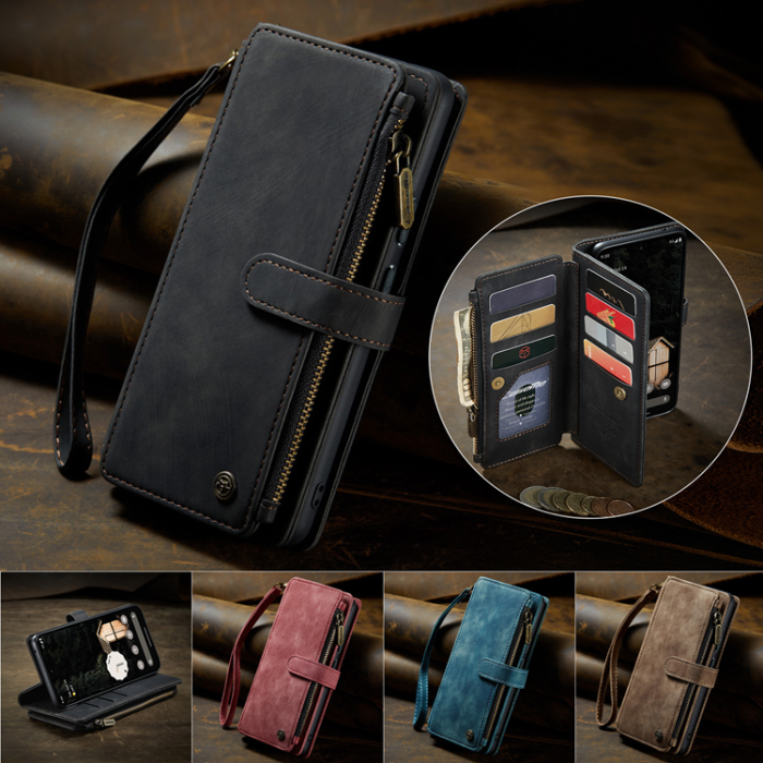 Caseme - CASEME Google Pixel 10 Pro XL Plånboksfodral Zipper C30 - Svart