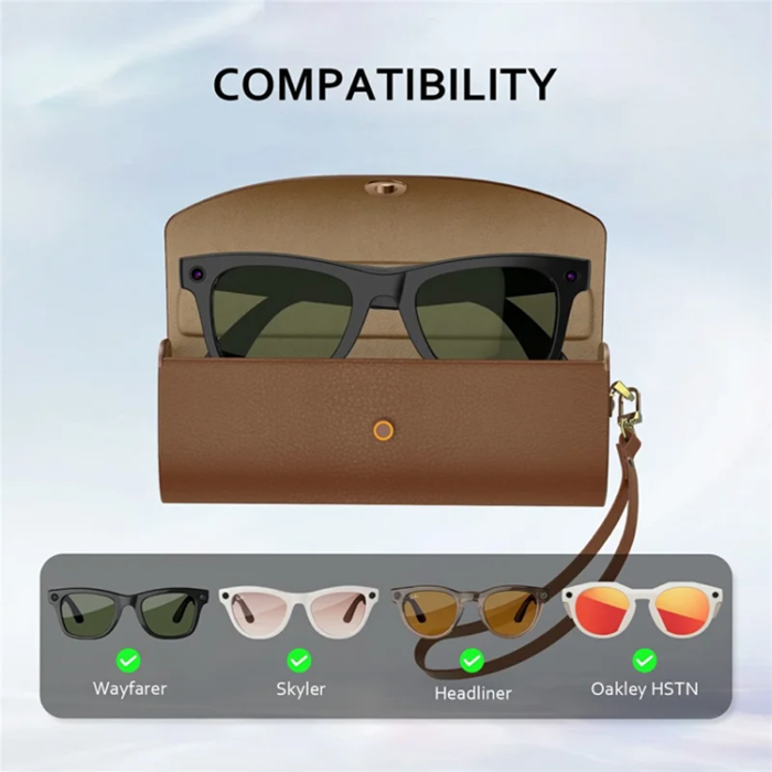 A-One Brand - Trådlöst Laddningsfodral 3500mAh För Meta Ray-Ban Smartglasögon