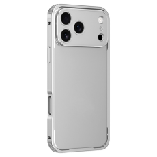 A-One Brand - iPhone 17 Pro Max Mobiskal Bumper Aluminium Alloy - Silver
